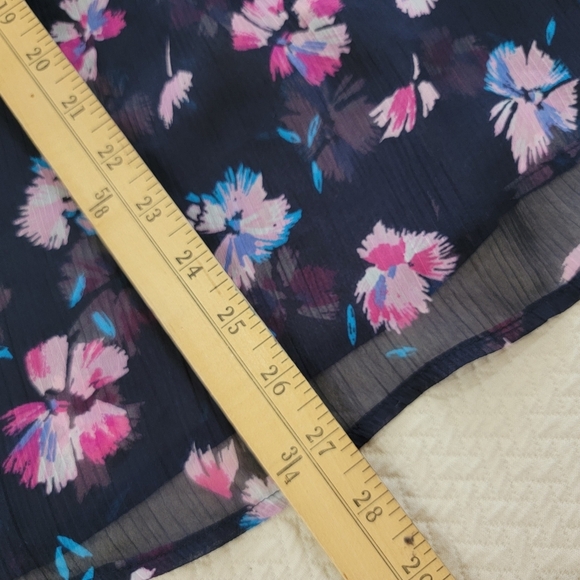 St. John's Bay Floral Sheer Women's Tunic Top Size XL - Picture 10 of 14